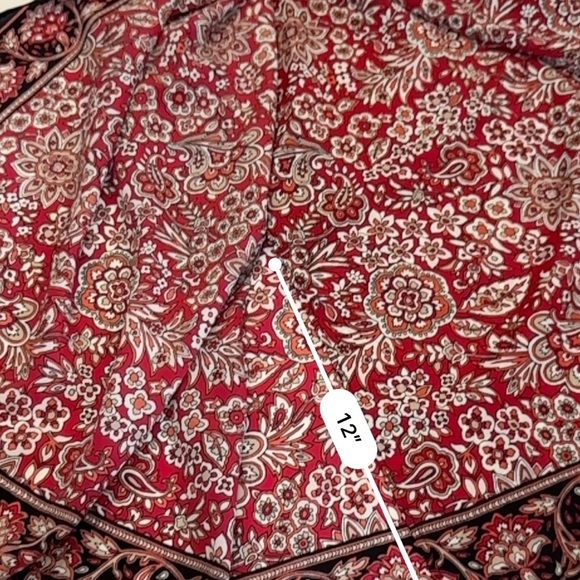 Sag Harbor Paisley 16 Petites Skirt - Picture 6 of 8